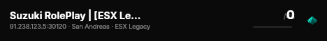 Suzuki RolePlay | [ESX Legacy] live status badge