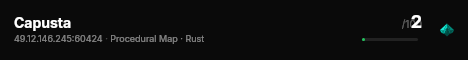 Capusta live status badge