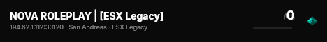 NOVA ROLEPLAY | [ESX Legacy] live status badge