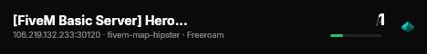 [FiveM Basic Server] Heroicfinal live status badge