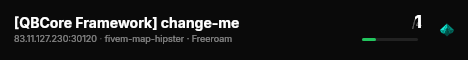 [QBCore Framework] change-me live status badge