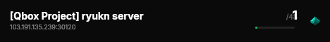 [Qbox Project] ryukn server live status badge