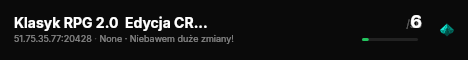 Klasyk RPG 2.0  Edycja CRIME + RPG |Start 12.2025r.| Polski serwer RPG | @ ServerProject.net live status badge