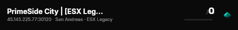 PrimeSide City | [ESX Legacy] live status badge