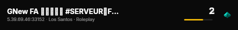 GNew FA ▬▬▬↭🡺 #SERVEUR↭FUN 🡸↭▬▬▬ 💛 live status badge
