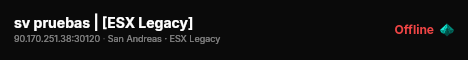 sv pruebas | [ESX Legacy] live status badge