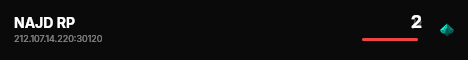 NAJD RP live status badge