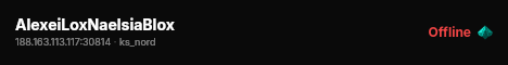 AlexeiLoxNaelsiaBlox live status badge