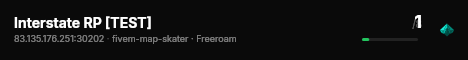 Interstate RP [TEST] live status badge