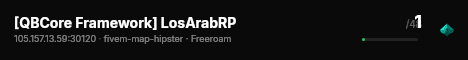 [QBCore Framework] LosArabRP live status badge