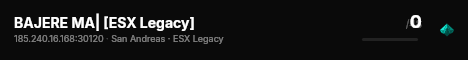BAJERE MA| [ESX Legacy] live status badge