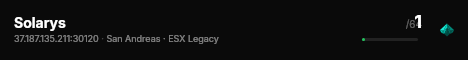 Solarys  live status badge