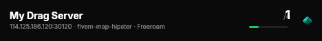 My Drag Server live status badge