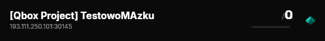 [Qbox Project] TestowoMAzku live status badge