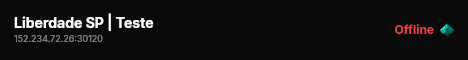 Liberdade SP | Teste live status badge