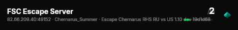 FSC Escape Server live status badge