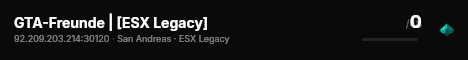 GTA-Freunde | [ESX Legacy] live status badge
