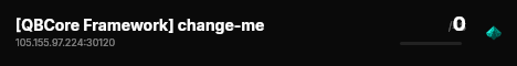 [QBCore Framework] change-me live status badge