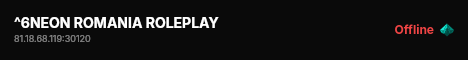 ^6NEON ROMANIA ROLEPLAY live status badge