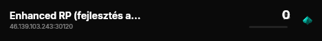 Enhanced RP (fejlesztés alatt) live status badge