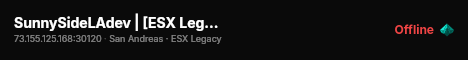 SunnySideLAdev | [ESX Legacy] live status badge