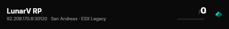 LunarV RP live status badge