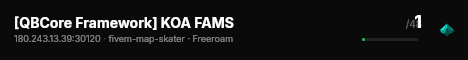 [QBCore Framework] KOA FAMS live status badge
