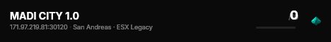MADI CITY 1.0 live status badge