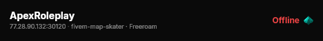 ApexRoleplay live status badge