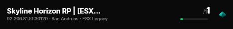 Skyline Horizon RP | [ESX Legacy] live status badge