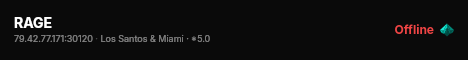 RAGE live status badge