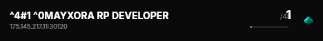 ^4#1 ^0MAYXORA RP DEVELOPER live status badge