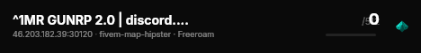 ^1MR GUNRP 2.0 | discord.gg/mrpvp mrgun live status badge