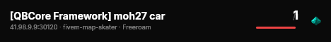 [QBCore Framework] moh27 car live status badge