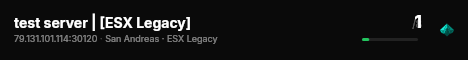 test server | [ESX Legacy] live status badge