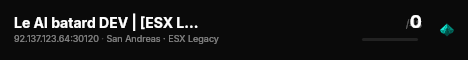 Le Al batard DEV | [ESX Legacy] live status badge