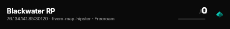 Blackwater RP live status badge