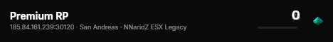 Premium RP live status badge