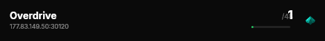 Overdrive live status badge