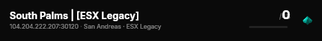 South Palms | [ESX Legacy] live status badge