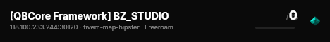 [QBCore Framework] BZ_STUDIO live status badge
