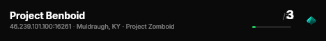 Project Benboid live status badge
