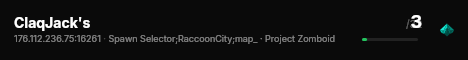 ClaqJack's live status badge
