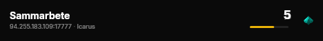 Sammarbete live status badge