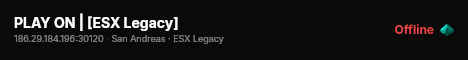 PLAY ON | [ESX Legacy] live status badge