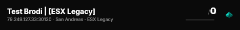 Test Brodi | [ESX Legacy] live status badge