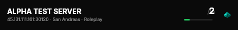 ALPHA TEST SERVER live status badge