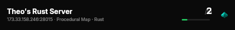 Theo's Rust Server live status badge