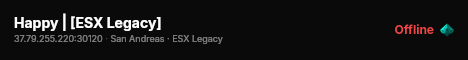 Happy | [ESX Legacy] live status badge