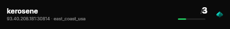 kerosene live status badge